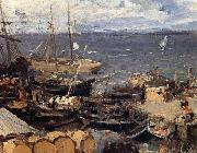 Konstantin Korovin Port oil painting artist